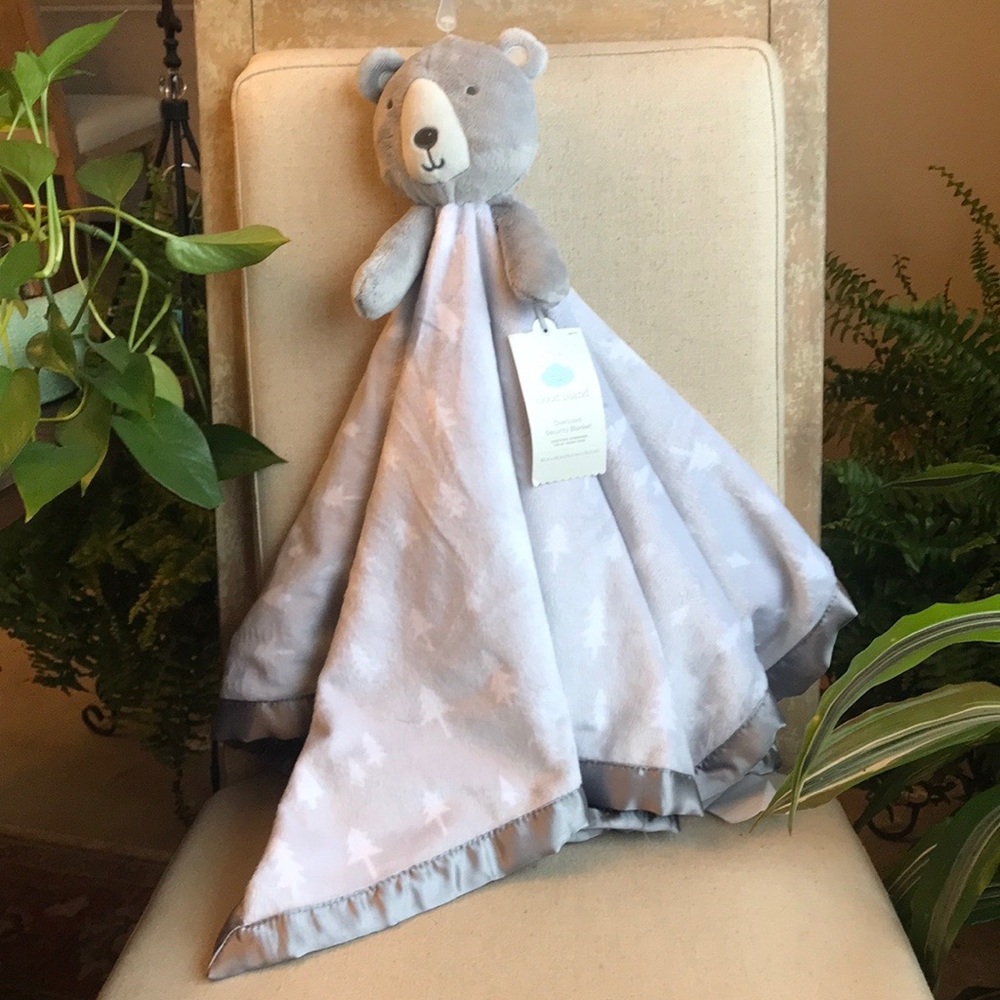 Gray Bear Oversized Security Blanket